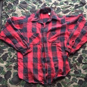 Vintage Sears Sportswear buffalo flannel